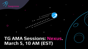 Swapzone's TG AMA Sessions: Nexus