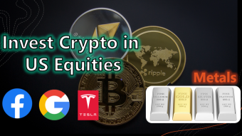Invest Crypto in the US Equities and Metals