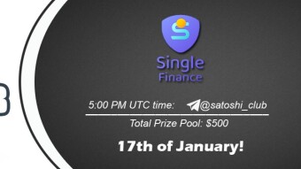 Join the AMA of Satoshi Club x Single Finance. Rewards: 500 USDT, January 17th.