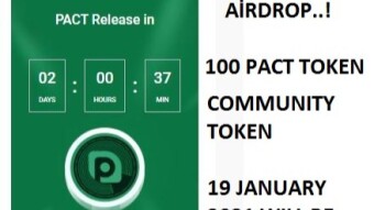 AIRDROP 100 PACT TOKEN DISTRIBUTION ..! P2PB2B EXCHANGE IS DISTRIBUTING COMMUNITY TOKEN ..!