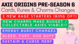 New Starter Axies & Balance Changes coming in Season 6 of Axie Infinity: Origins