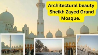 Architectural beauty of Sheikh Zayed Grand Mosque.(UAE)Part-2