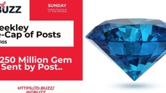 Recap of this Week's Posts by D.Buzz Vol.106