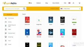 How to Buy Gift Cards with Bitcoin and other Crypto (on CryptoRefills)