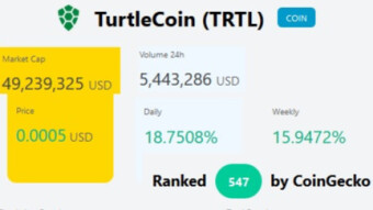 Puedes minar Turtlecoin (TRTL) hasta en los celulares