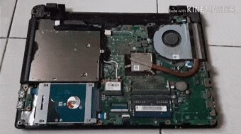 Overheated Acer Turns Out That The Fan Was Rusted