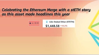 Celebrating the Ethereum Merge with a stETH story as this asset made headlines this year !!