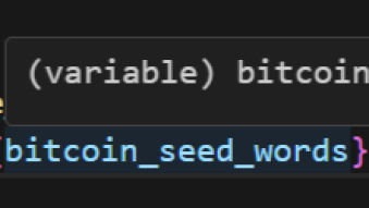 Generating seed words in python