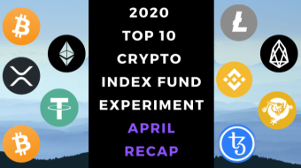 EXPERIMENT - Tracking 2020 Top Ten Cryptocurrencies – Month Four - UP 42%