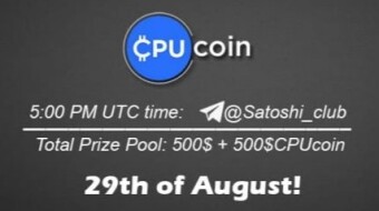 CPU Coin x Satoshi CLUB AMA Session 29 august 2021