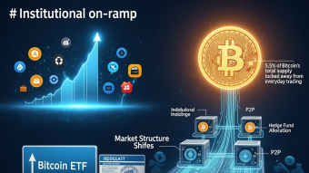 The Institutional On-Ramp to Bitcoin: How Bitcoin ETFs Are Quietly Reshaping Market Structure