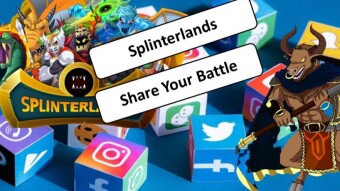 My Splinterlands Battle With "Haunted Spider"