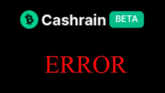 An Error in My New CashRain!