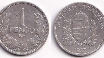 Hungary 1 pengő, 1927