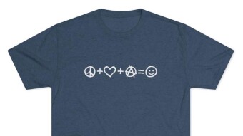 Peace + Love + Liberty = Happiness T-shirt