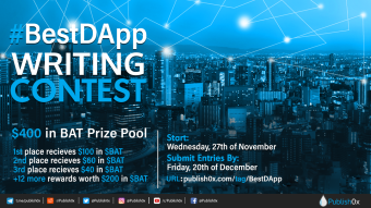 #BestDApp #Publish0x Writing Contest - $400 in BAT Prizes (15 Winners)!