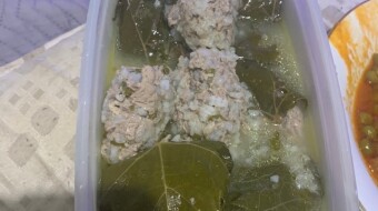 Greek meatball soup – Yuvarlakia