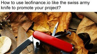 Is Leofinance  emerging as the go to guerilla marketing tool that every #blockchain project needs ?