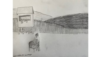 Inktober Day 15: Outpost