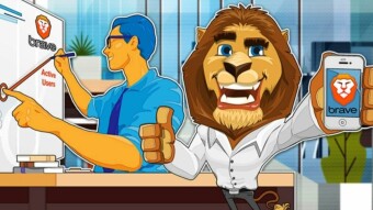 Feeling the need to control privacy;  Strong increase in active  Brave Browser users!