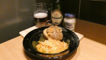 Bavarian Pork Knuckle with Grated Horseradish and Czech Beer Bernard Svetly 12