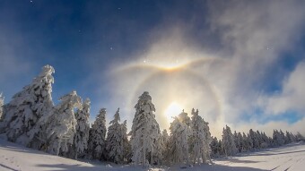 Climate Crisis and Diamond Dust