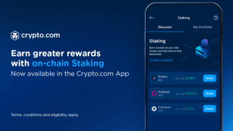 Crypto.com : On-Chain Staking is now available!!