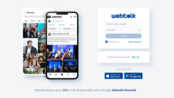 Webtalk - A new social media which pays in many different ways