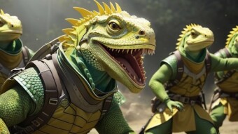 Las iguanas ninja 2 / The ninja iguanas 2