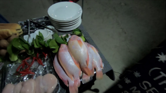 A bit about food on the Cambodian island of Sanloem
