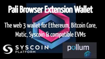 Pali Browser Extension Wallet for Syscoin, BTC, Matic, Ethereum/EVMs is coming!