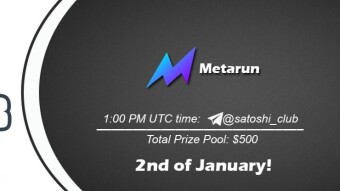Join the AMA of Satoshi Club x Metarun. Rewards: 500 USDT, January 2nd.