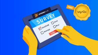 Complete a survey for a chance to win 600 WAX