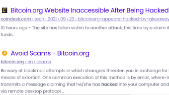 Bitcoin.Org Website Hacked!