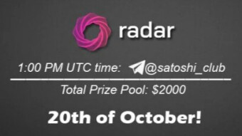 AMA Satoshi Club x Radar, October 20th