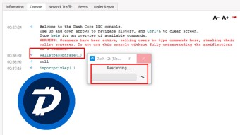 Dash Core Wallet Lock But Import Paper Wallet How ? | DASH Core Wallet