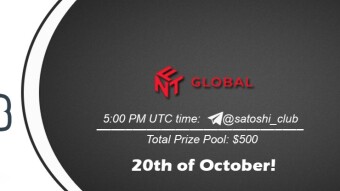 Join the AMA of Satoshi Club x NFT Global. Rewards: 500 USDT, October 20th.