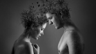 The tangled string of words of love