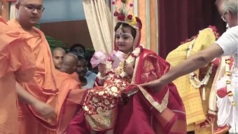 Worshipping Goddess Durga in a Girl Child