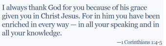 Bible Verses of the day