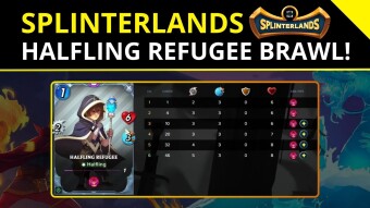 Splinterlands 🐉| Winning Brawl Matches with Halfling Refugee!