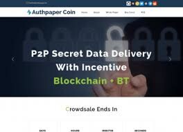 DATA DELIVERY MADE SECURE THROUGH AUTHPAPER