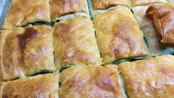 Foodbook #699 Delicious spinach pie