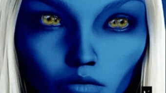 (JaiChai) "نیلے BLU" - Original Digital Art (Sci-Fi)