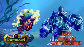SPLINTERLANDS: SHARE YOUR BATTLE WEEKLY CHALLENGE! (ft. ANGELIC MANDARIN)