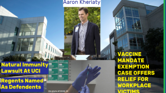Medical Ethics, Professor Files Vax Exemption, Employment Lawsuit Anyone Can Use