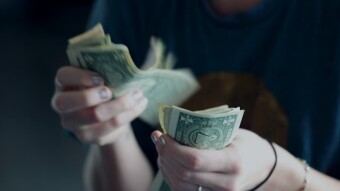 For 6 years, his parents took half his paycheck