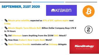 🗞 Daily Crypto News & Video, September, 21st💰