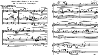 Idiosynkratische Tonstücke für die Orgel: IX. Der unendliche Feuerstrophe [Philip Daniel; 2020]