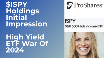 Proshares SPX 0dte covered call ETF $ISPY Initial Impressions & Analysis Attempt